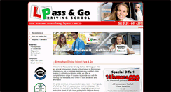 Desktop Screenshot of passandgodrivingschool.co.uk